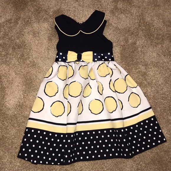 bonnie jean polka dot dress